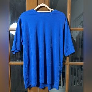 Jhane Barnes Vibrant Blue Short Sleeve Tee